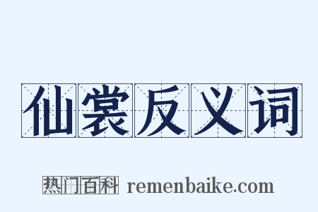 仙裳反义词是什么意思的图片